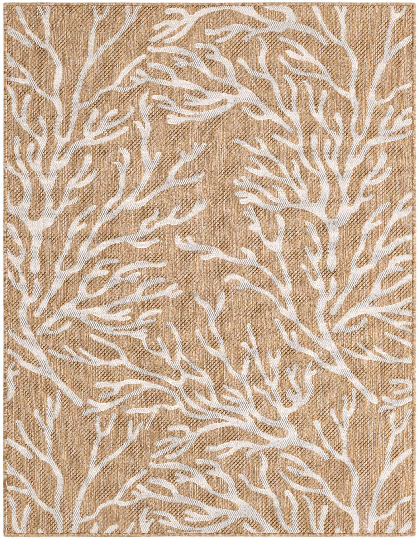 4' x 6' Easy-Clean Coastal Indoor / Outdoor Rug