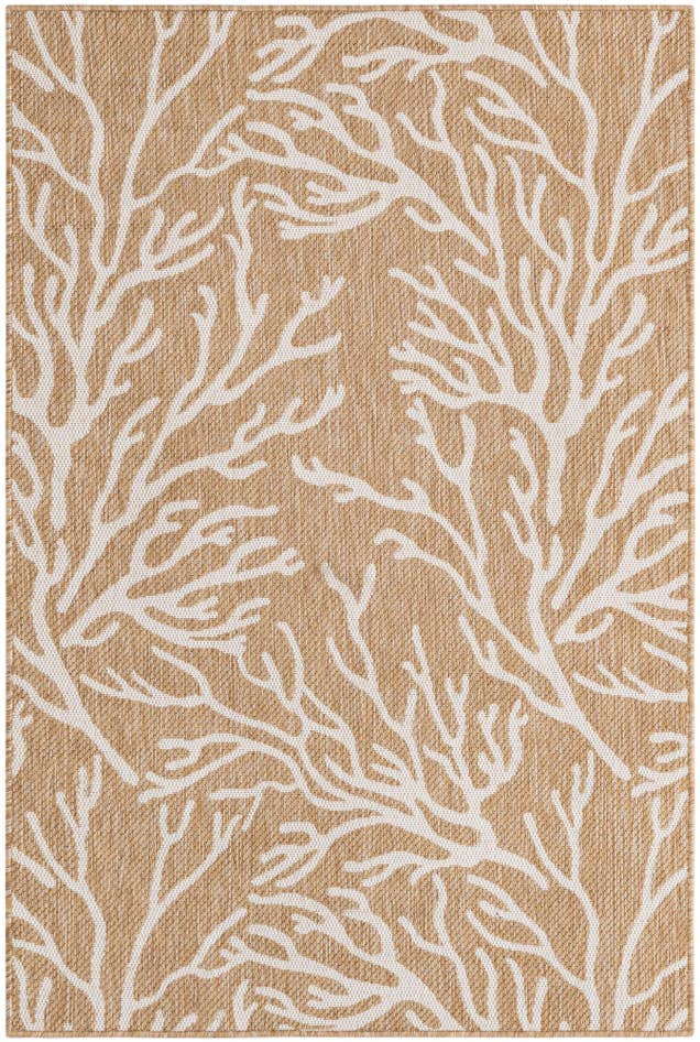 Detail image of 4' x 6' Easy-Clean Coastal Indoor / Outdoor Rug