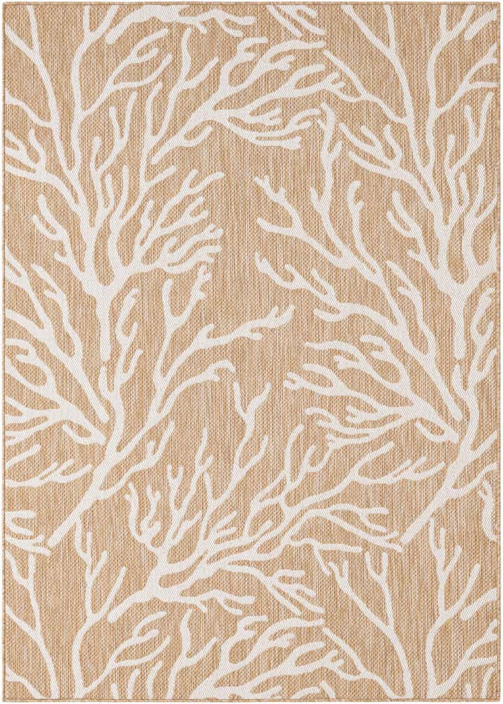 5' 3 x 8' Easy-Clean Coastal Indoor / Outdoor Rug