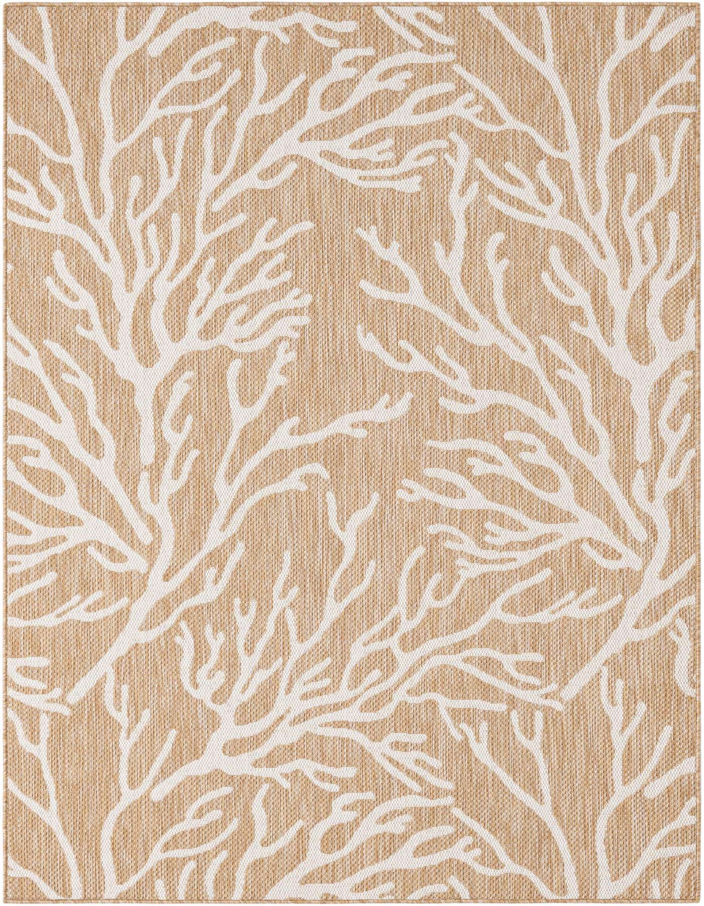 5' 3 x 8' Easy-Clean Coastal Indoor / Outdoor Rug