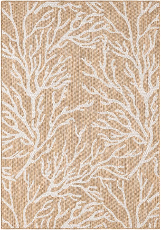 Detail image of 5' 3 x 8' Easy-Clean Coastal Indoor / Outdoor Rug