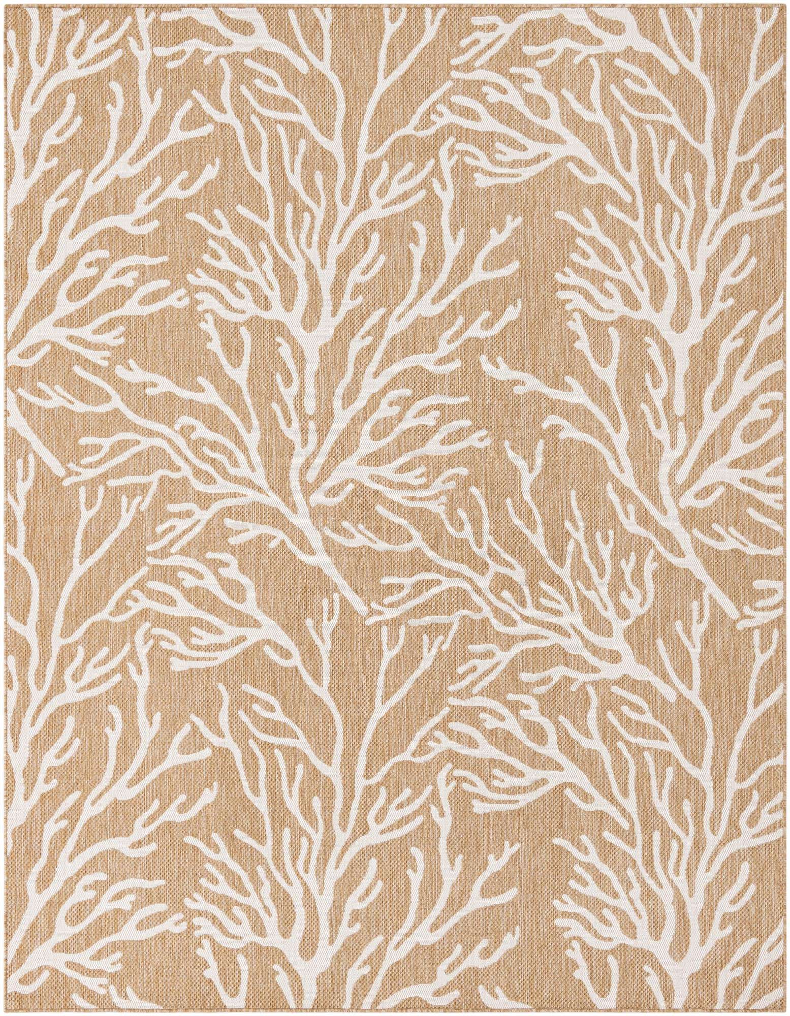 7' 10 x 10' Easy-Clean Coastal Indoor / Outdoor Rug