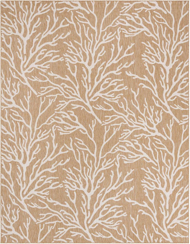 Detail image of 9' x 12' Easy-Clean Coastal Indoor / Outdoor Rug