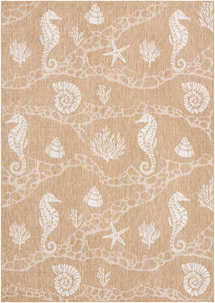 10' x 14' Easy-Clean Coastal Indoor / Outdoor Rug