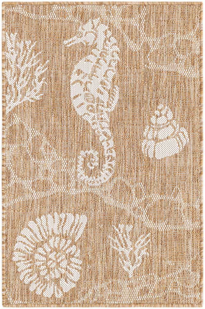 2' x 3' Easy-Clean Coastal Indoor / Outdoor Rug