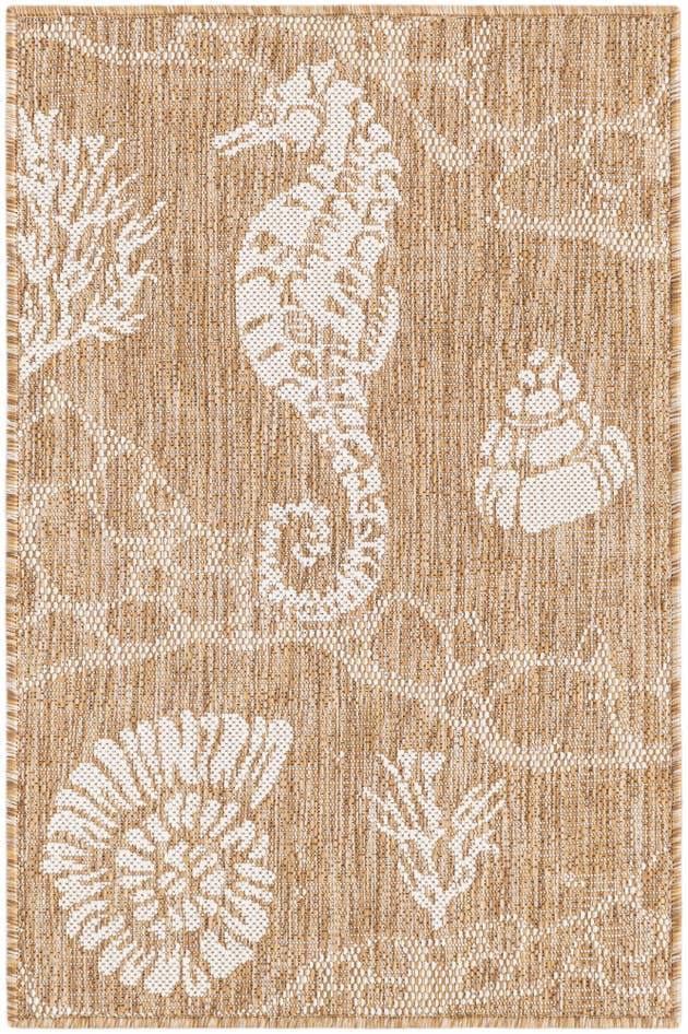 Detail image of 2' x 3' Easy-Clean Coastal Indoor / Outdoor Rug