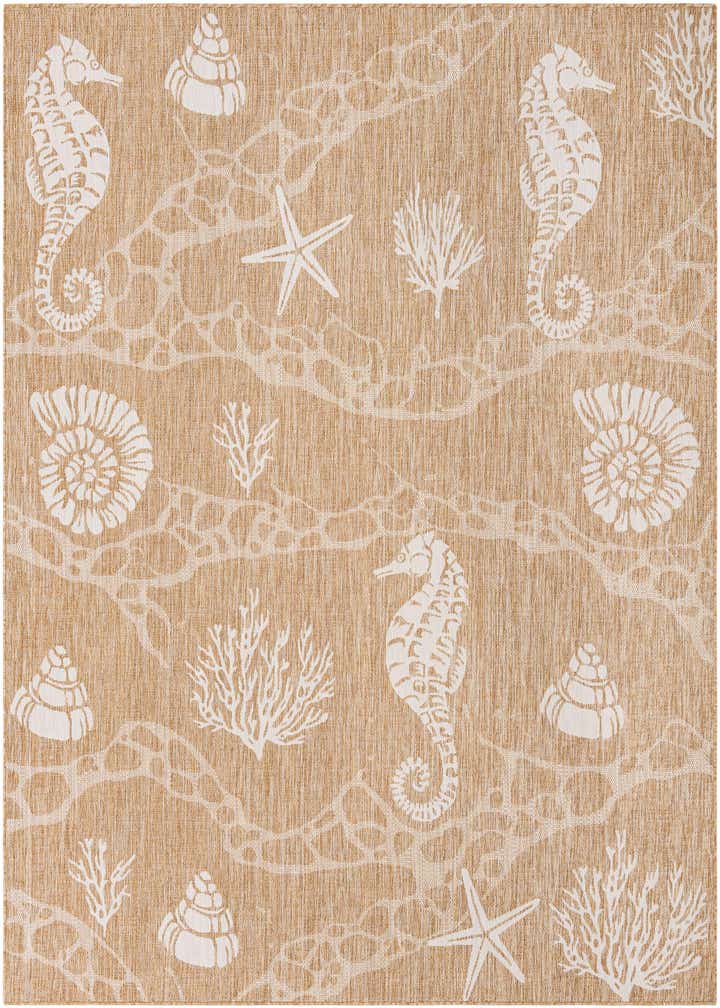 7' 10 x 10' Easy-Clean Coastal Indoor / Outdoor Rug