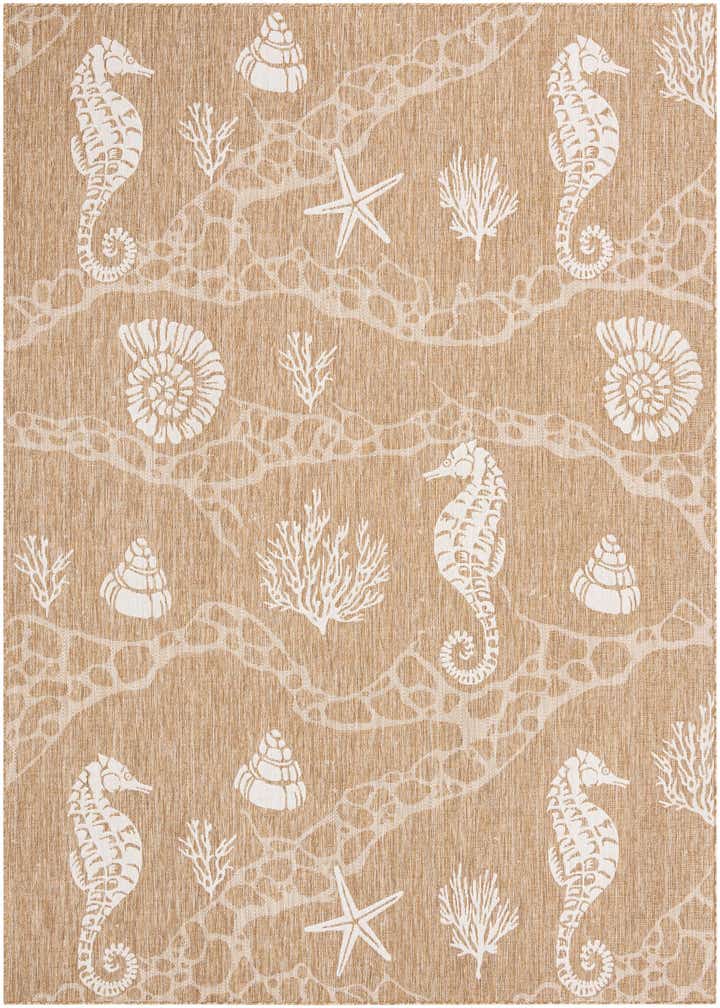 9' x 12' Easy-Clean Coastal Indoor / Outdoor Rug
