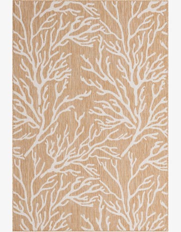 6' x 9' Easy-Clean Coastal Indoor / Outdoor Rug
