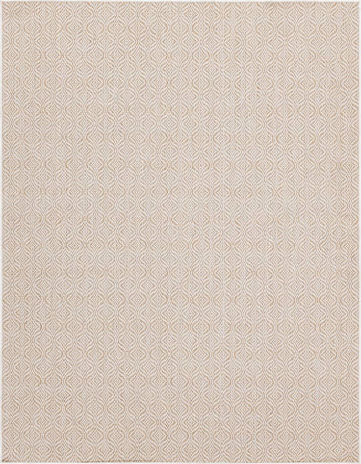 Detail image of 7' 10 x 11' Easy-Clean Lattice Indoor / Outdoor Rug