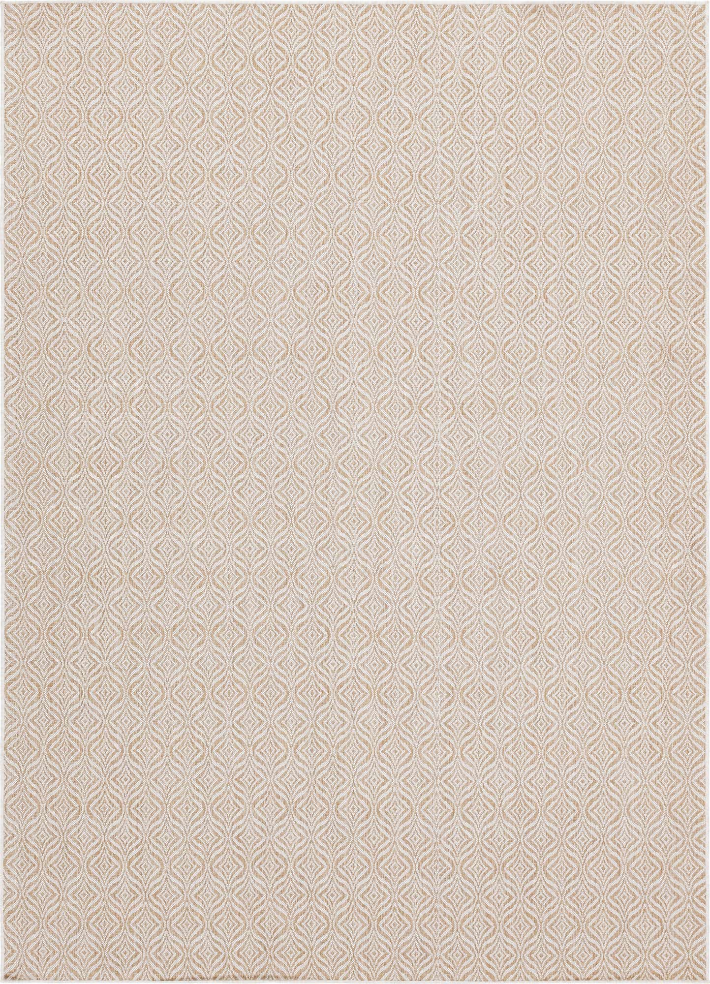 7' 10 x 11' Easy-Clean Lattice Indoor / Outdoor Rug