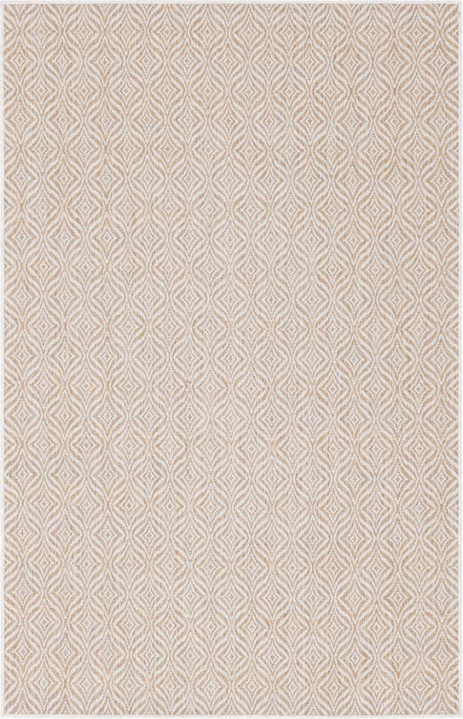5' 3 x 8' Easy-Clean Lattice Indoor / Outdoor Rug