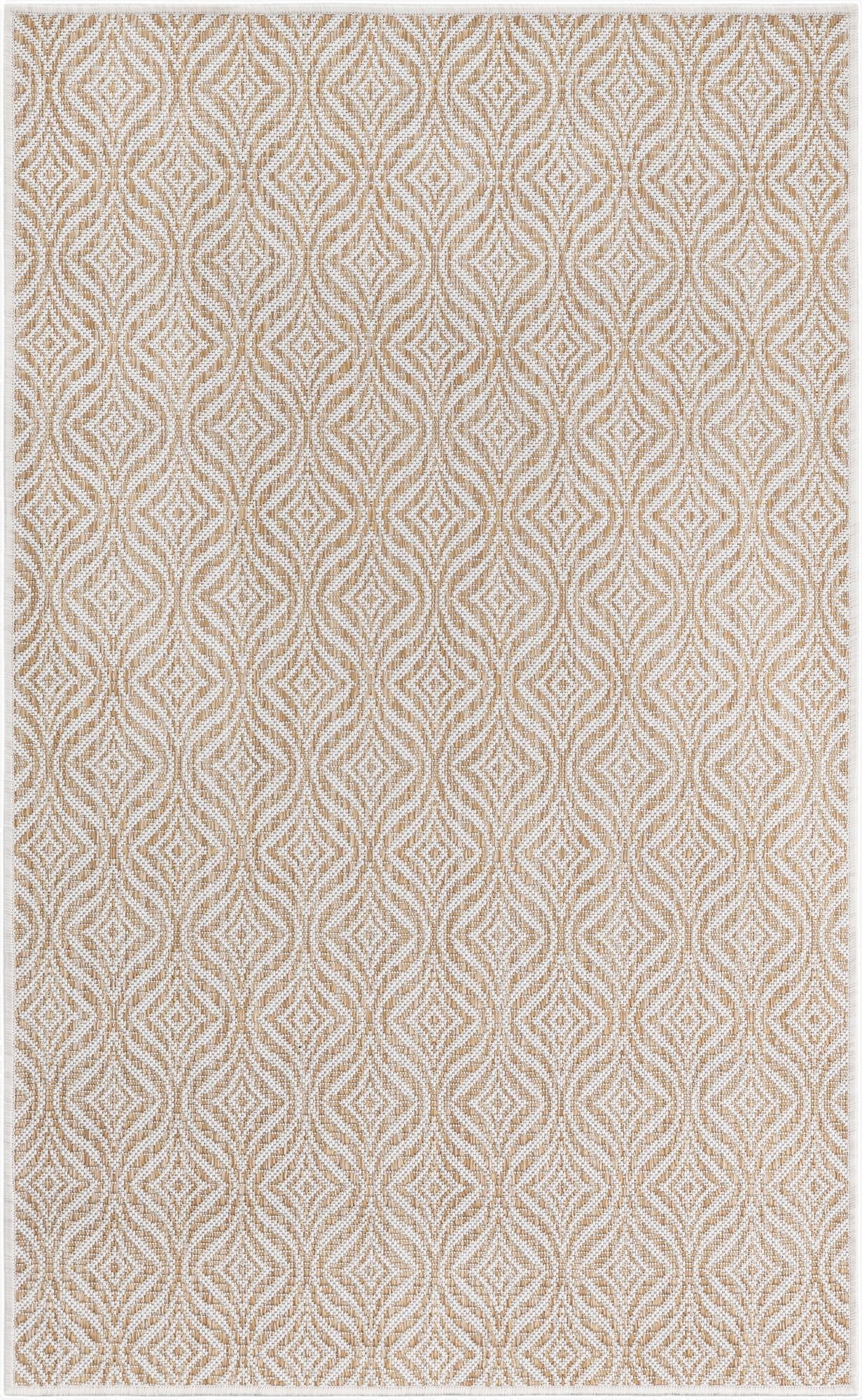 3' x 5' 3 Washable Lattice Indoor / Outdoor Rug