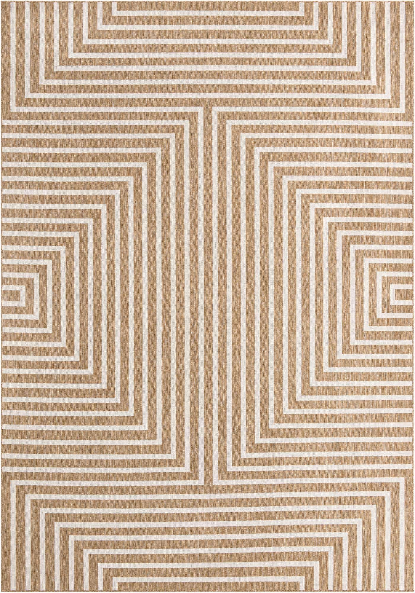 10' x 14' Easy-Clean Modern Indoor / Outdoor Rug