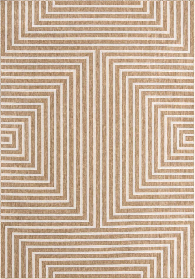 Detail image of 10' x 14' Easy-Clean Modern Indoor / Outdoor Rug