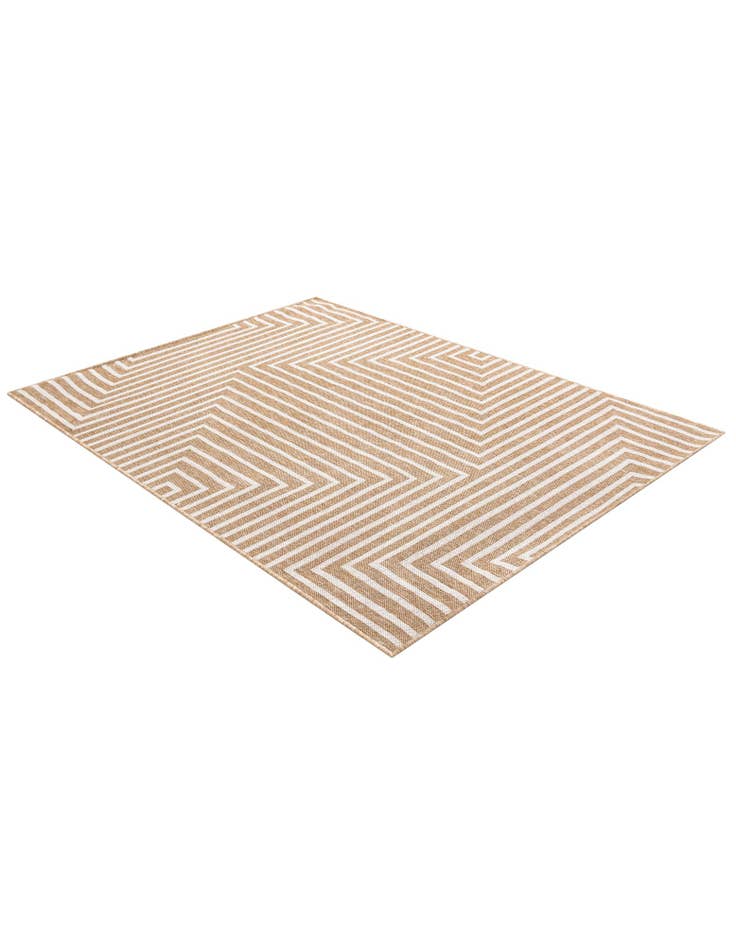 Detail image of 5' 3 x 7' Easy-Clean Modern Indoor / Outdoor Rug