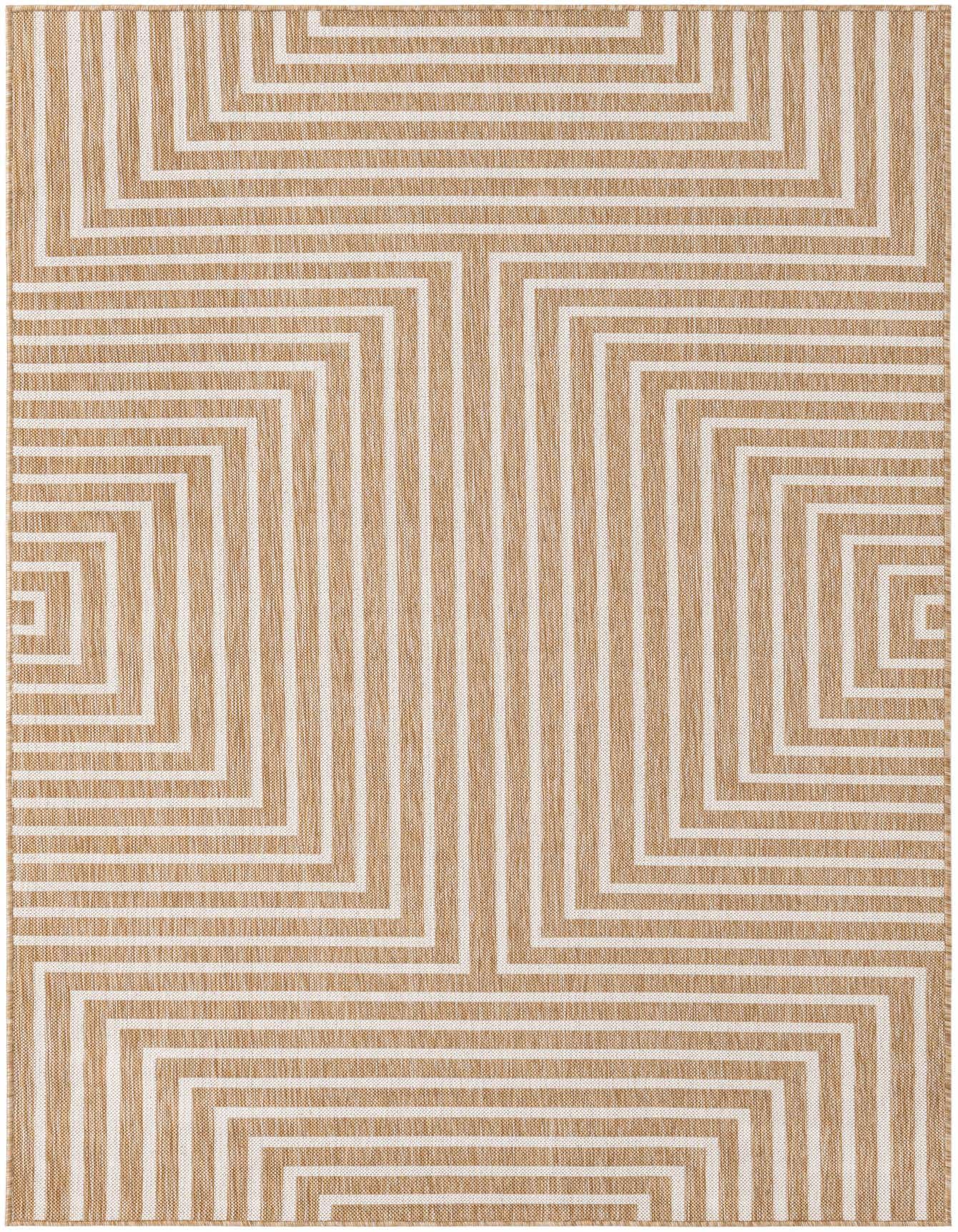 5' 3 x 8' Easy-Clean Modern Indoor / Outdoor Rug
