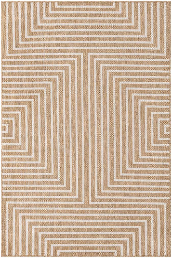 5' 3 x 8' Easy-Clean Modern Indoor / Outdoor Rug