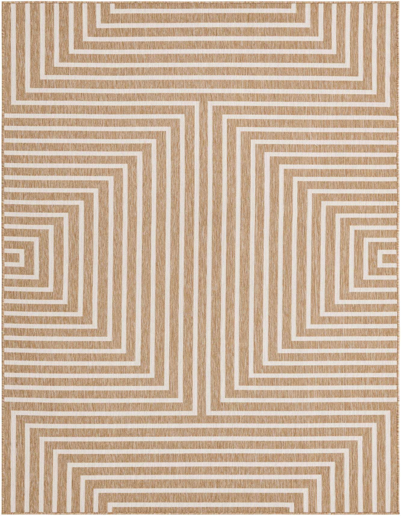 6' x 9' Easy-Clean Modern Indoor / Outdoor Rug