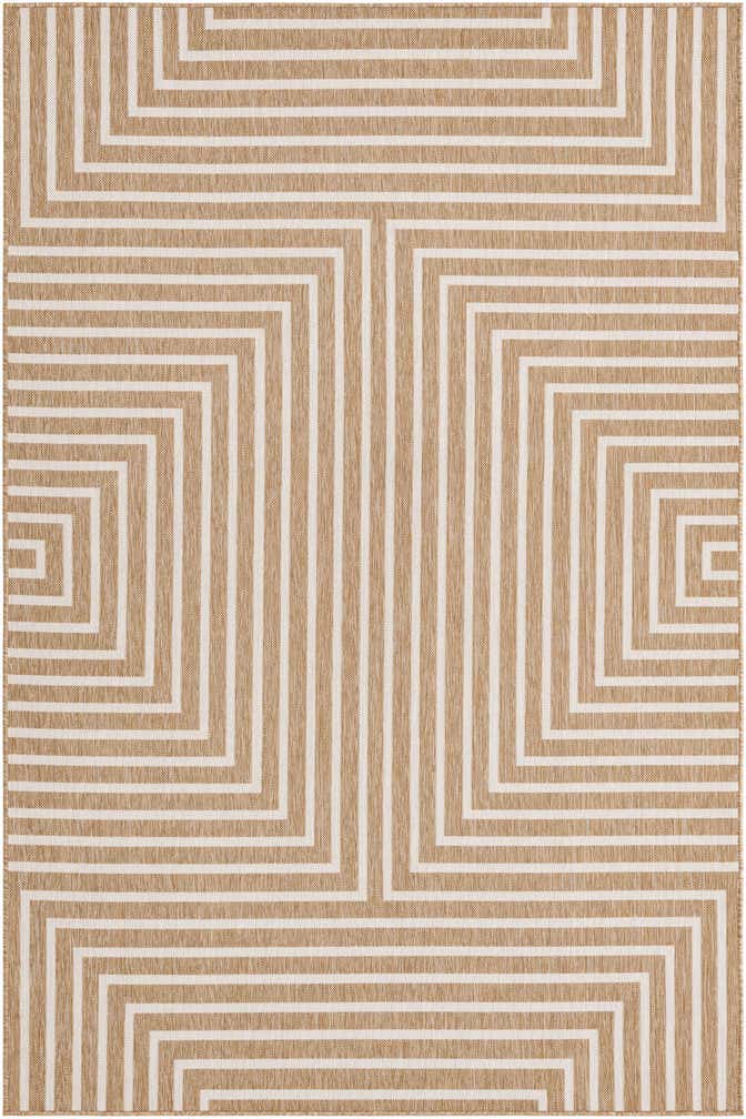 6' x 9' Easy-Clean Modern Indoor / Outdoor Rug