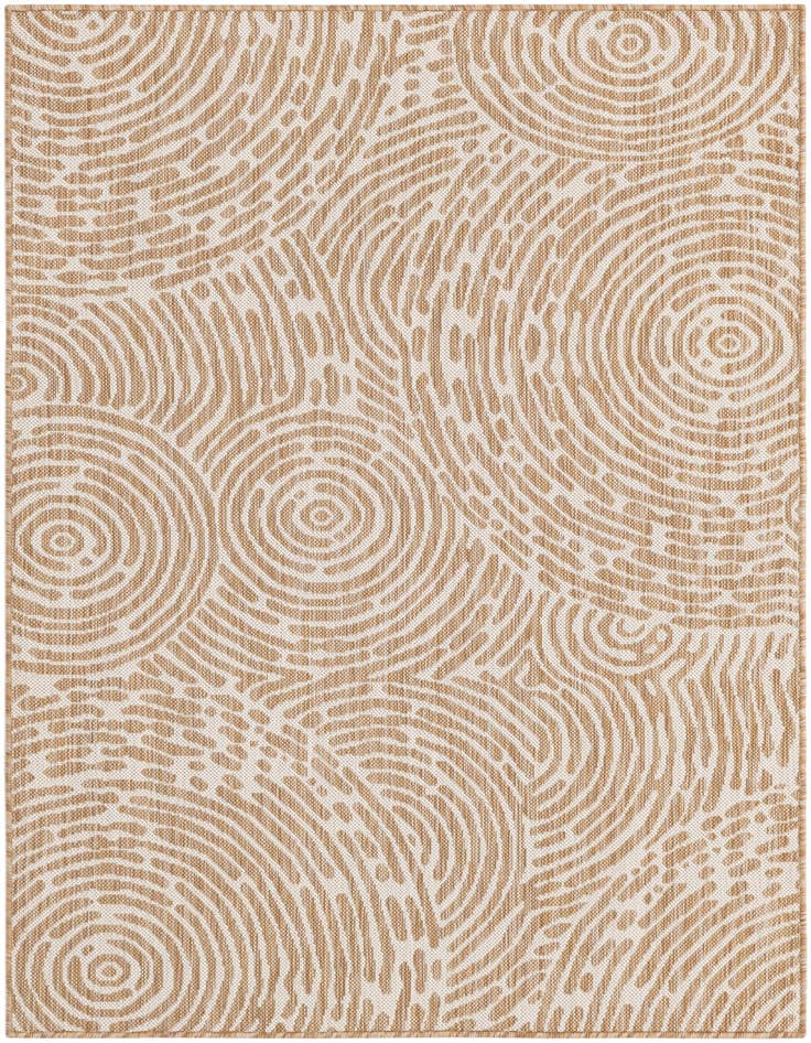 Detail image of 4' x 6' Easy-Clean Modern Indoor / Outdoor Rug