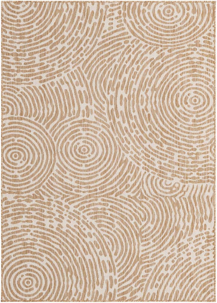 5' 3 x 7' Easy-Clean Modern Indoor / Outdoor Rug