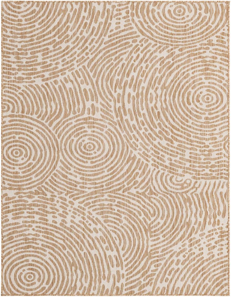 Detail image of 5' 3 x 7' Easy-Clean Modern Indoor / Outdoor Rug