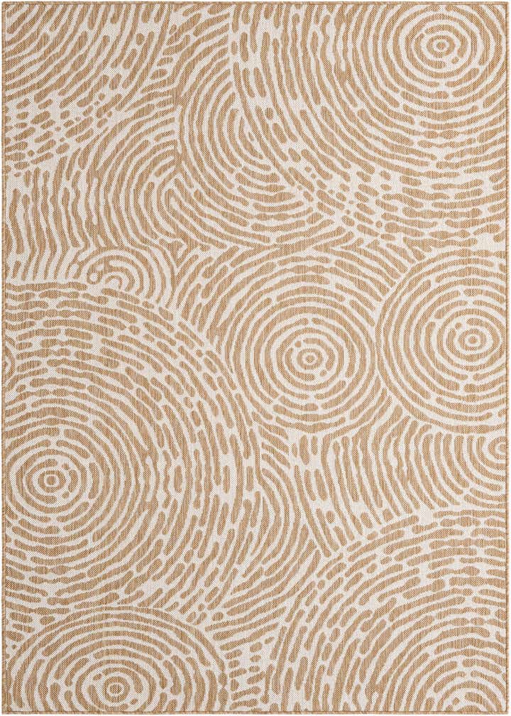 5' 3 x 8' Easy-Clean Modern Indoor / Outdoor Rug