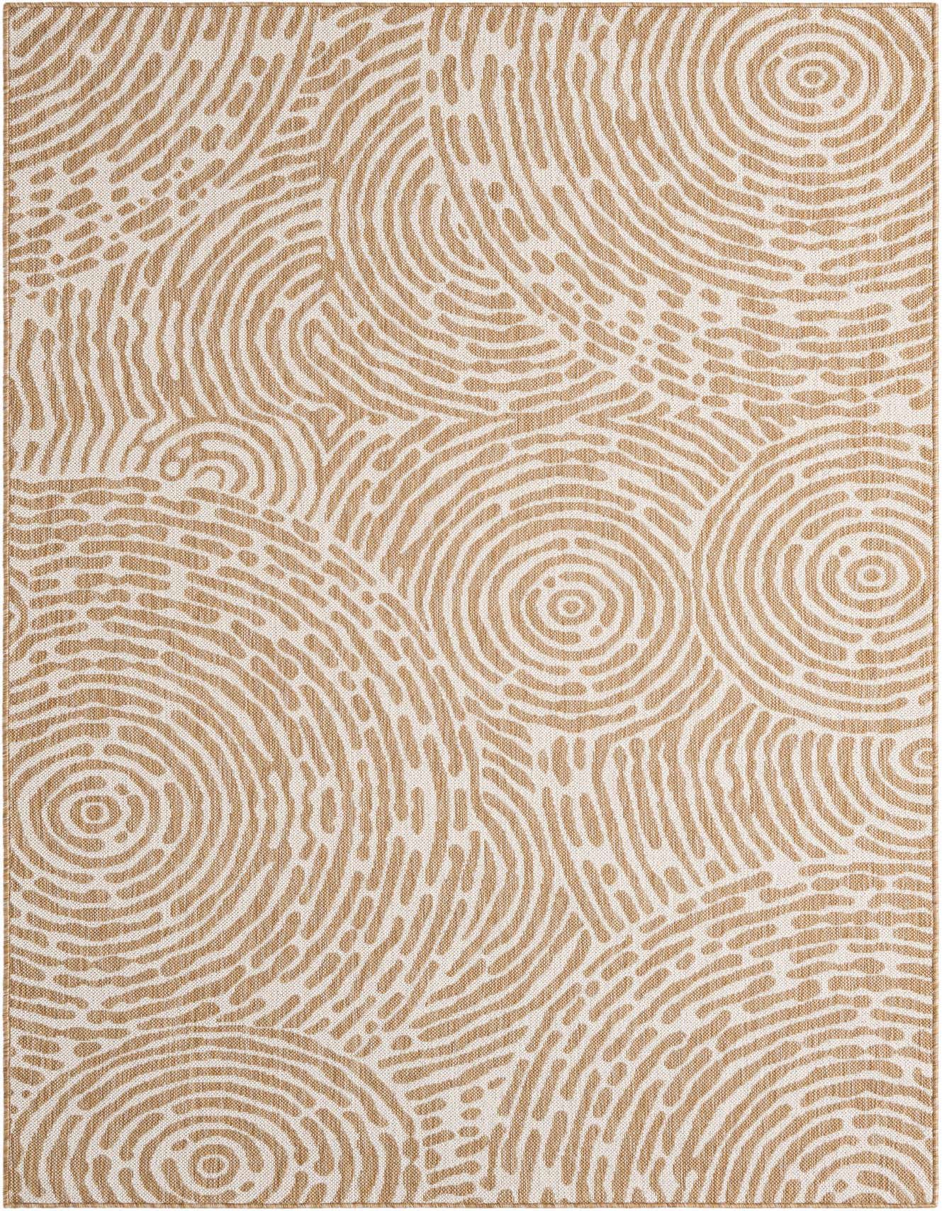 5' 3 x 8' Easy-Clean Modern Indoor / Outdoor Rug
