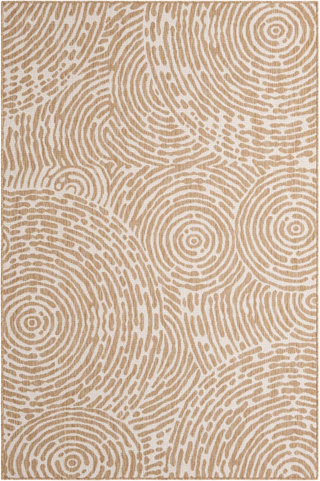 Detail image of 5' 3 x 8' Easy-Clean Modern Indoor / Outdoor Rug
