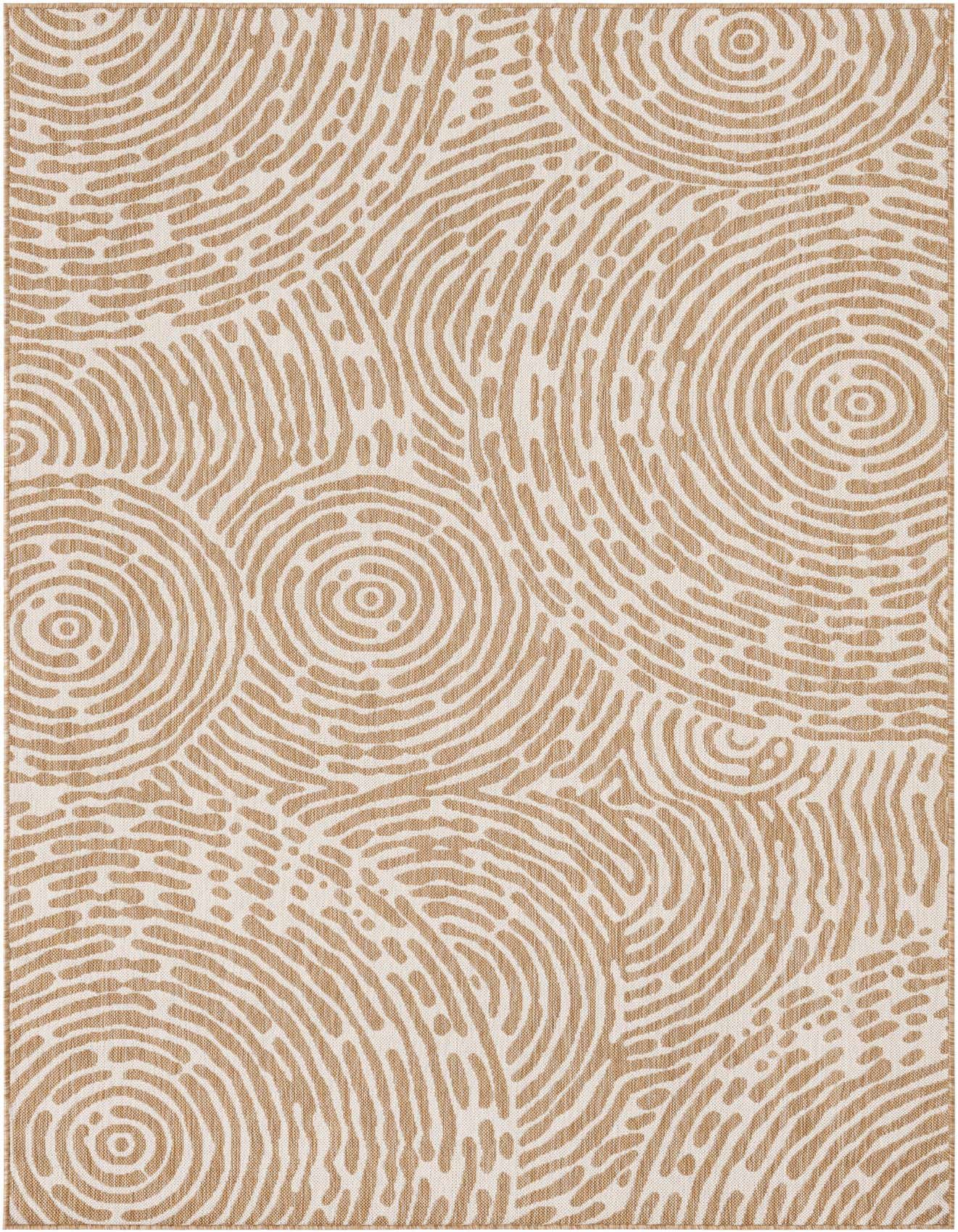 6' x 9' Easy-Clean Modern Indoor / Outdoor Rug