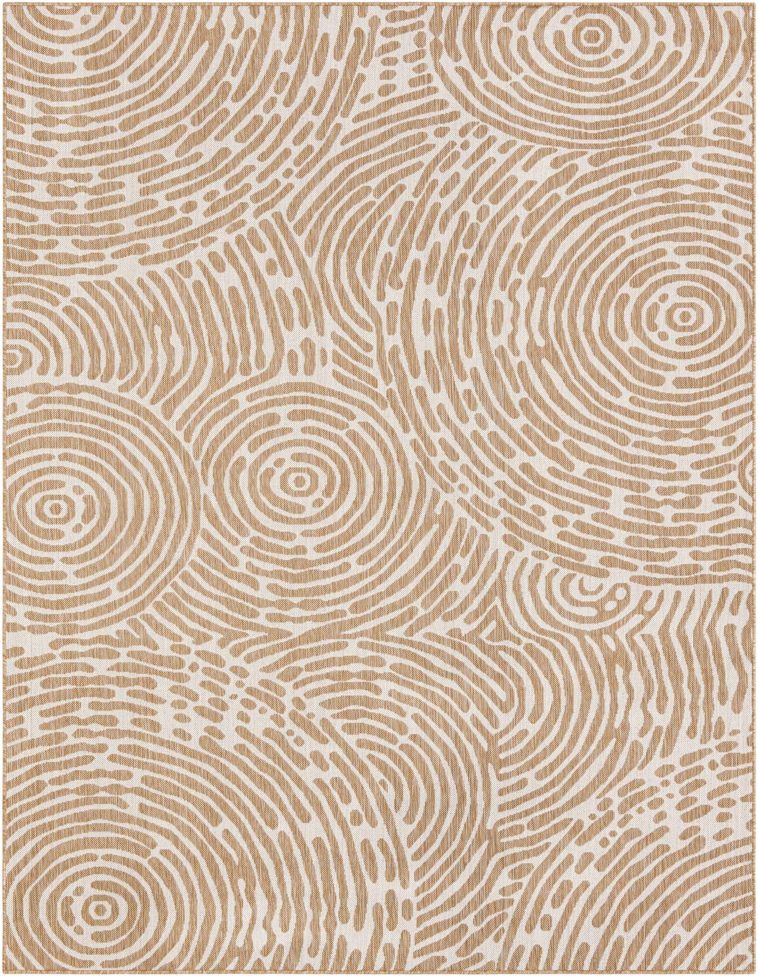 7' 10 x 10' Easy-Clean Modern Indoor / Outdoor Rug