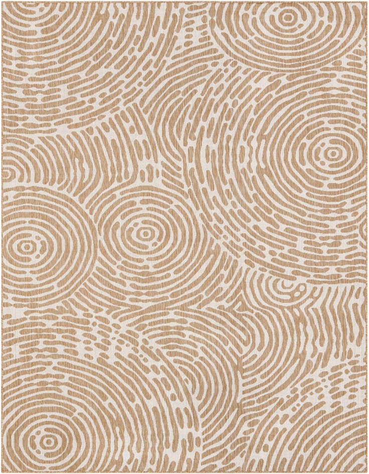 Detail image of 7' 10 x 10' Easy-Clean Modern Indoor / Outdoor Rug