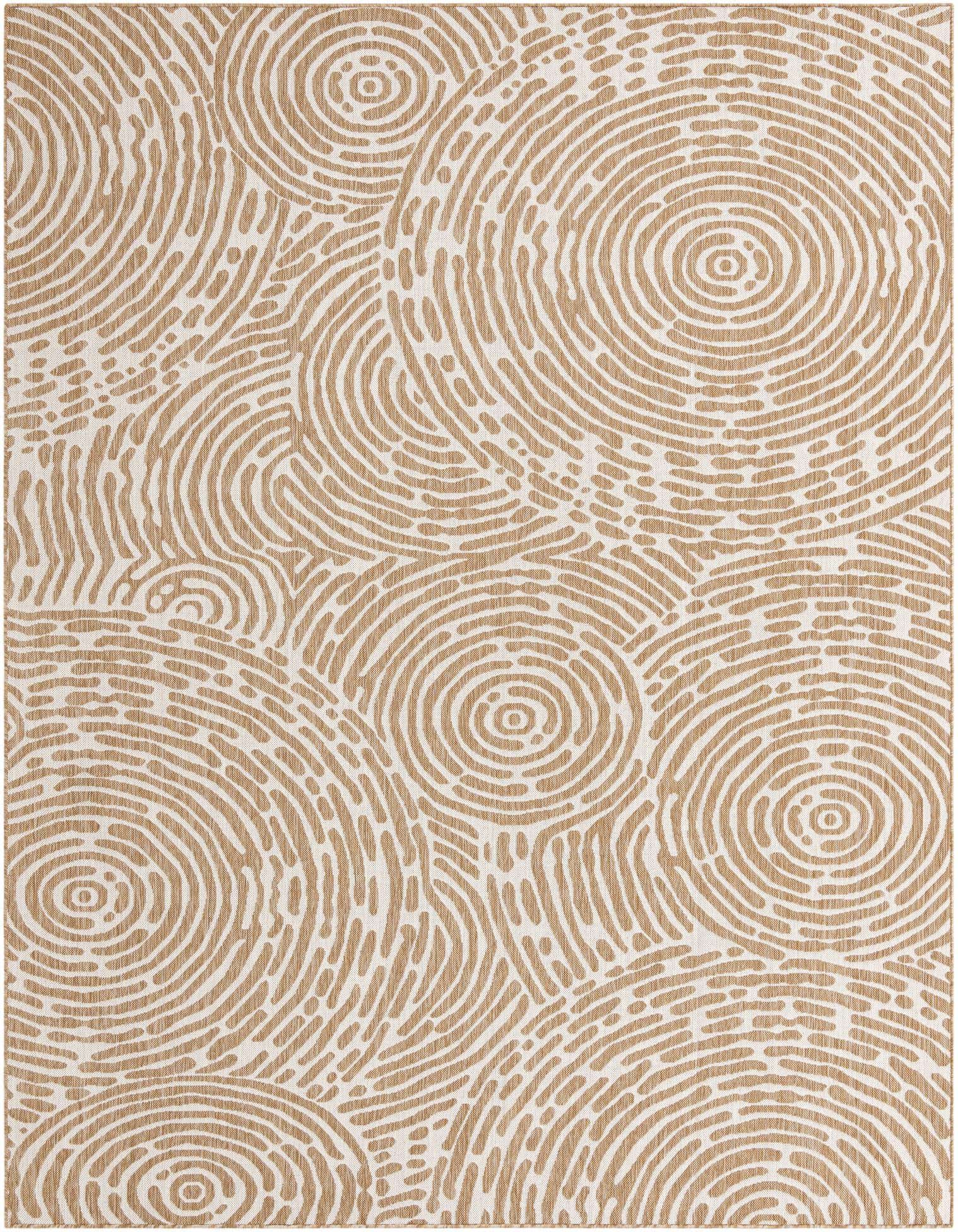9' x 12' Easy-Clean Modern Indoor / Outdoor Rug