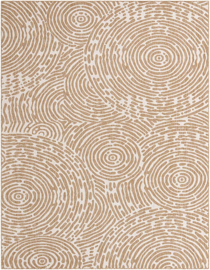 Detail image of 9' x 12' Easy-Clean Modern Indoor / Outdoor Rug