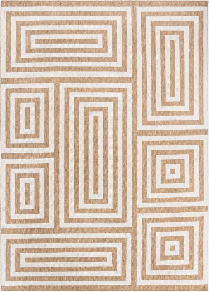 10' x 14' Easy-Clean Modern Indoor / Outdoor Rug