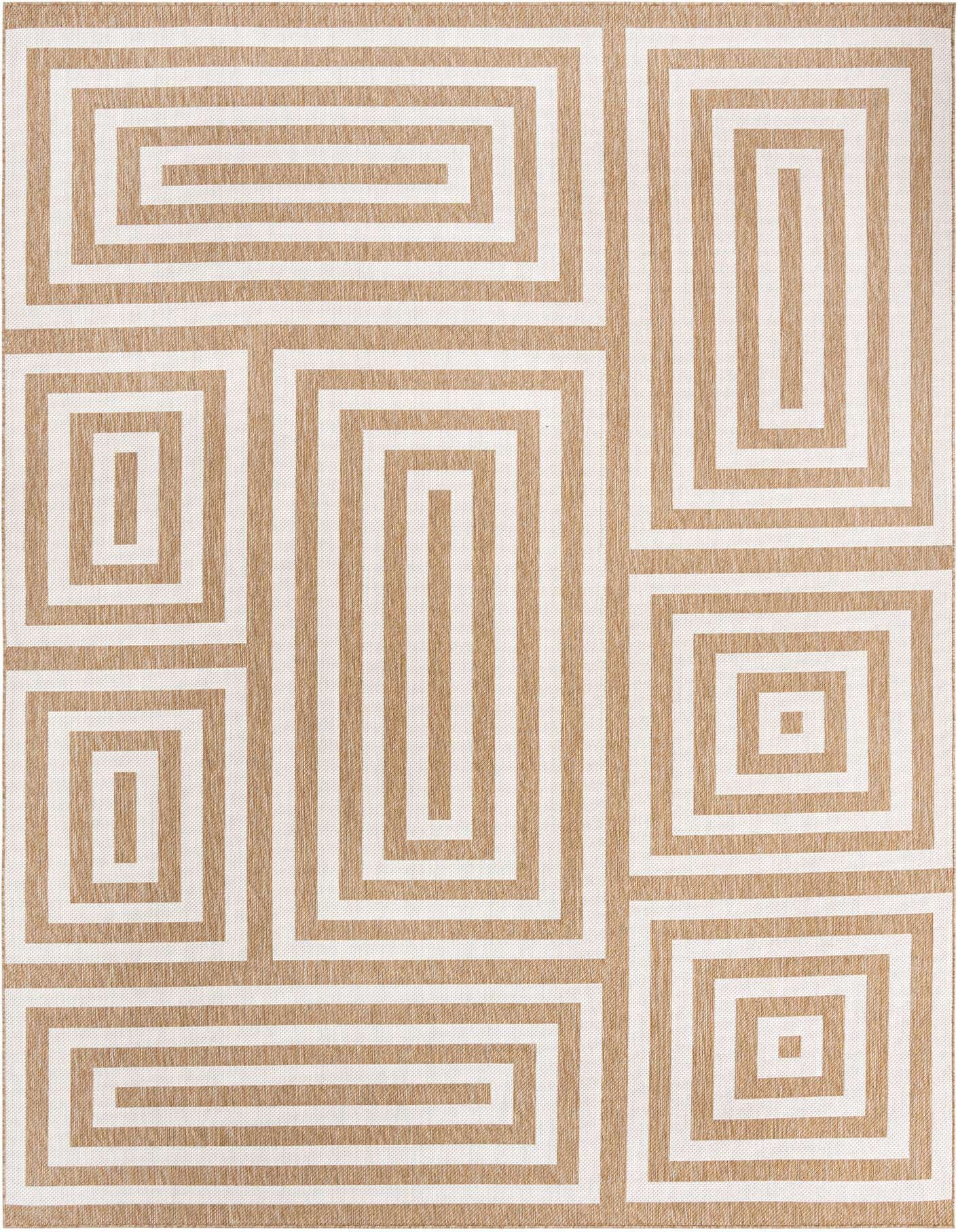 10' x 14' Easy-Clean Modern Indoor / Outdoor Rug