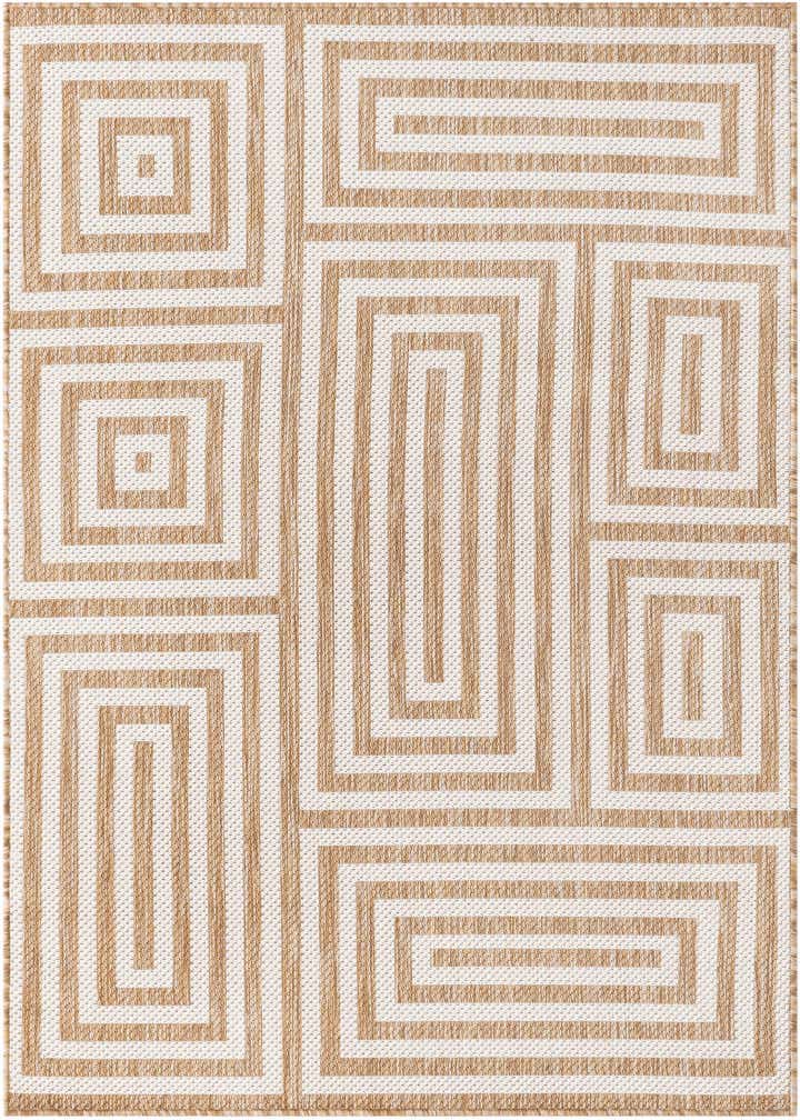 4' x 6' Easy-Clean Modern Indoor / Outdoor Rug