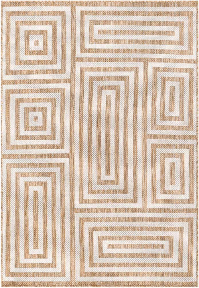 4' x 6' Easy-Clean Modern Indoor / Outdoor Rug