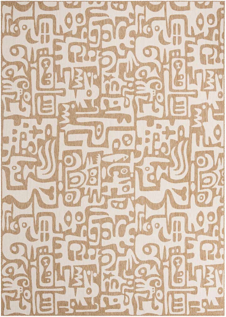 10' x 14' Easy-Clean Modern Indoor / Outdoor Rug