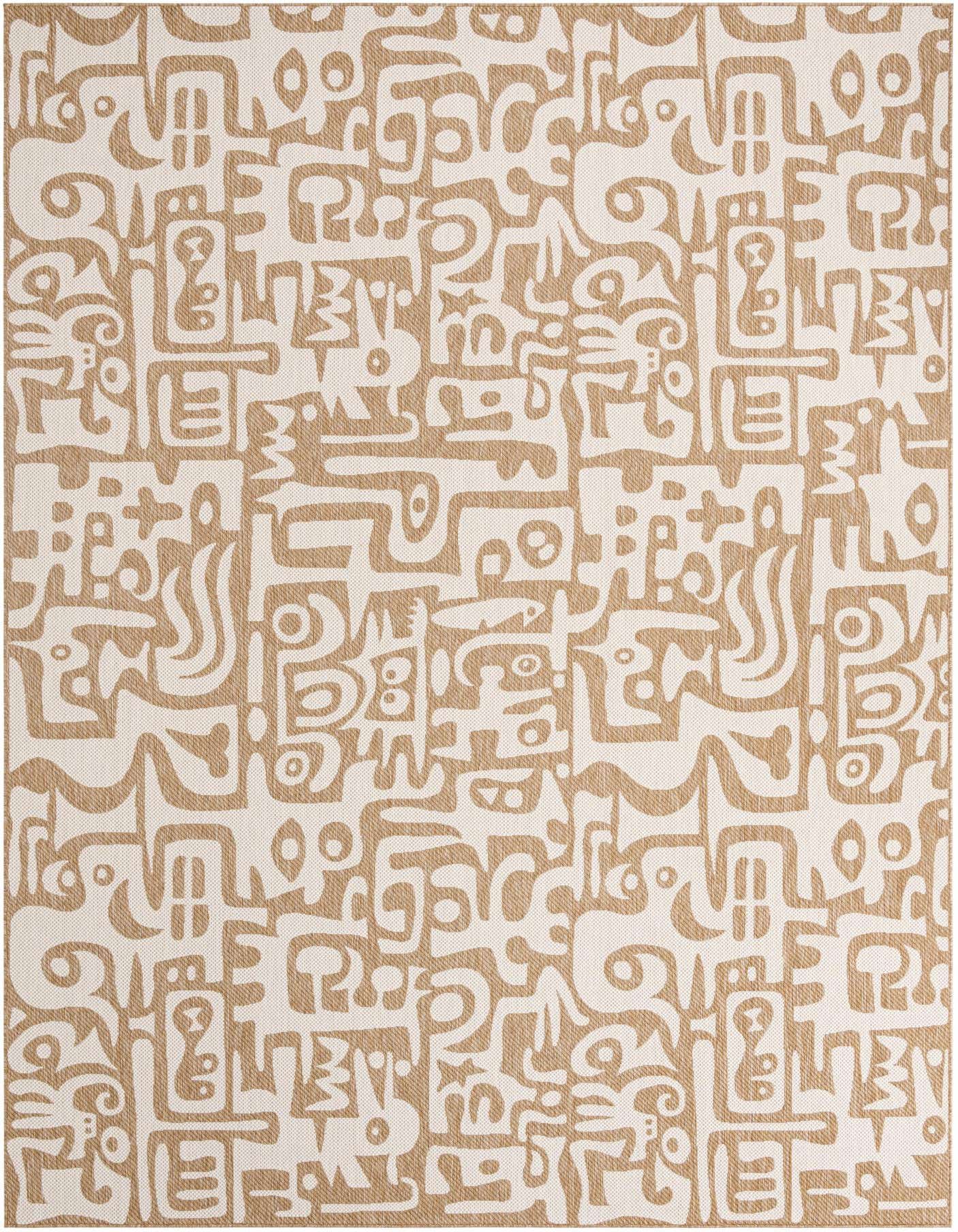 10' x 14' Easy-Clean Modern Indoor / Outdoor Rug