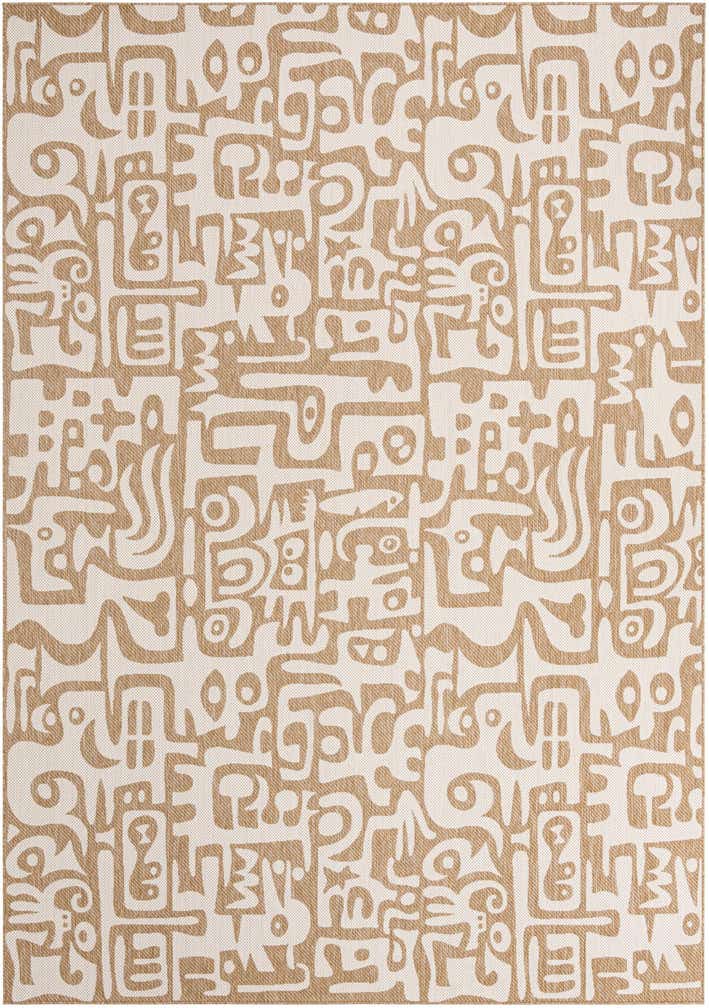 10' x 14' Easy-Clean Modern Indoor / Outdoor Rug