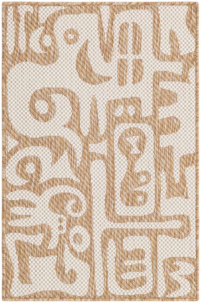 2' x 3' Easy-Clean Modern Indoor / Outdoor Rug