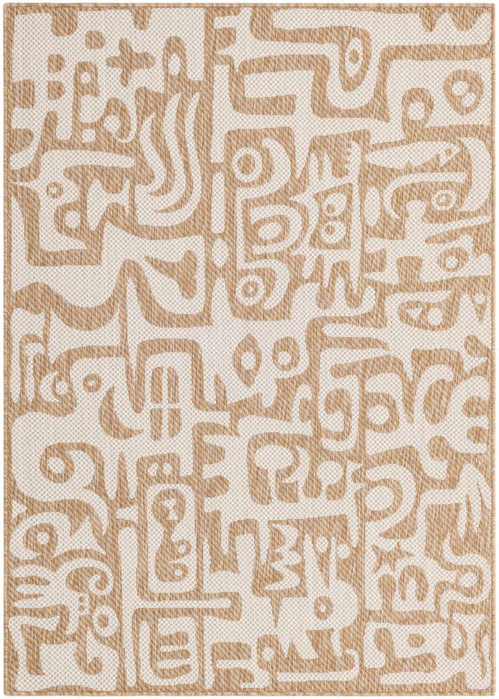 4' x 6' Easy-Clean Modern Indoor / Outdoor Rug