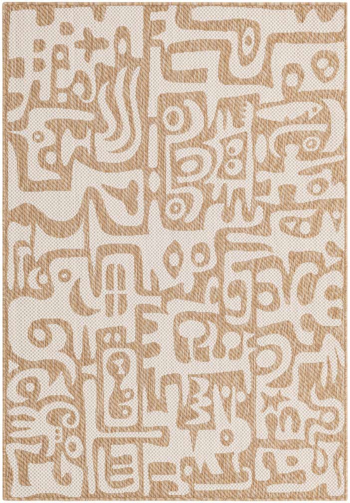 4' x 6' Easy-Clean Modern Indoor / Outdoor Rug