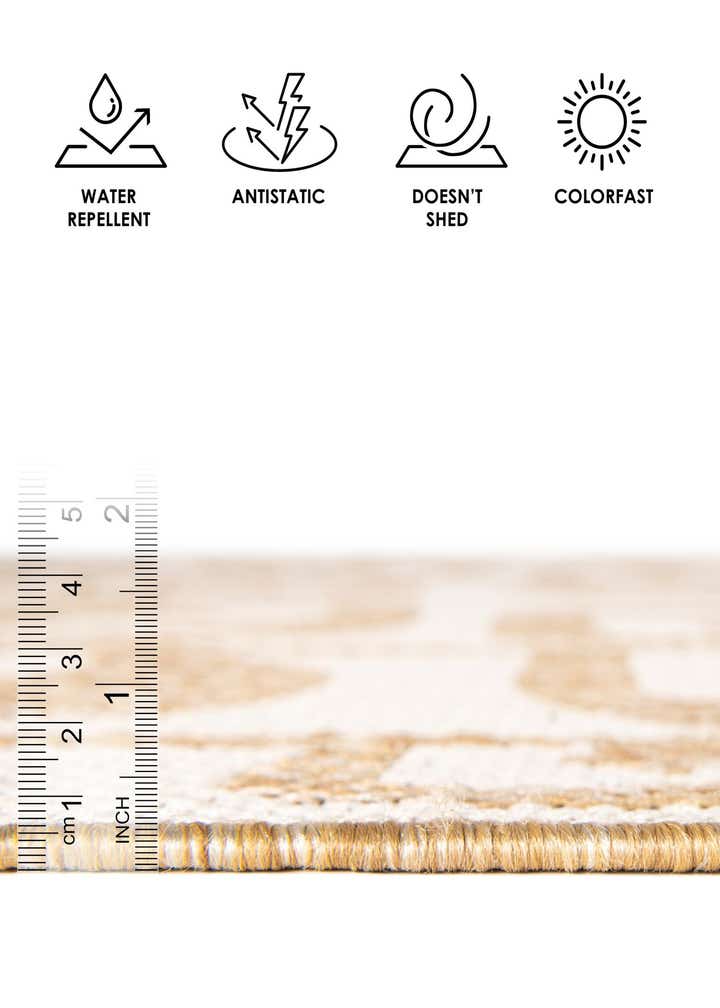 7' 10 x 10' Easy-Clean Modern Indoor / Outdoor Rug