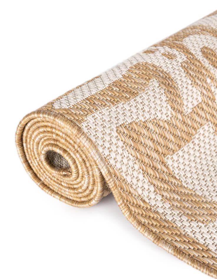 Detail image of 5' 3 x 8'  Washable Modern Indoor / Outdoor Rug