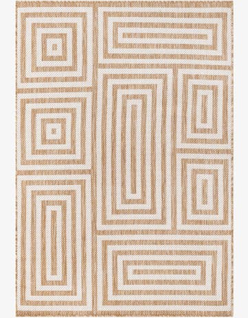 4' x 6' Easy-Clean Modern Indoor / Outdoor Rug
