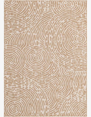 5' 3 x 7' Easy-Clean Modern Indoor / Outdoor Rug