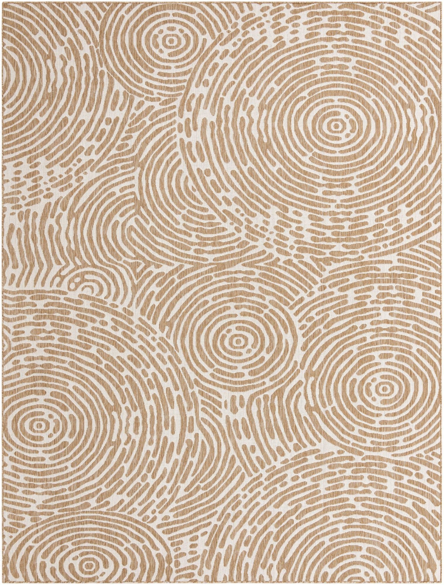 9' x 12'  Washable Modern Indoor / Outdoor Rug